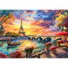 CEOVR Paesaggio Diamond Painting Kit Adulti,Pittura Diamante 5D,30x40 cm,Diamanti Painting Paese della Città,Diamond Painting Kit Completo Adulto,Fiume Senna Diamond Painting Art Set