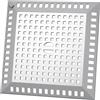 JAONLD Filtro Capelli Doccia Quadrato 12,3x12,3cm Copri Scarico Doccia Tappo Doccia Raccogli Capelli, per Gli Scarichi a Pavimento di Bagni e Cucine per Evitare che i Tubi di Scarico si Intasino
