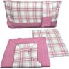 HOME ZEN HOUSEHOLD LINEN Set Lenzuola in Flanella di Cotone, 75% Cotone 25% Poliestere, Caldo e Soffice, art fiamma cotone flanellato morbido (FILO ROSA, SINGOLO)