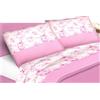 Passione per le tele Completo Lenzuola Invernale Felpate in Flanella Anti-Pilling 100% Cotone. Set lenzuola a fiori morbidissim made in Italy. singolo matrimoniale piazza e mezza (una piazza e mezza, CARLA rosa)