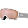 Giro Millie - Occhiali da sci e snowboard, per donne e ragazzi, cinturino bianco/grigio con lenti in oro rosa acceso