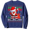 Tamponando Babbo Natale Regalo Ragazzi R Dabbing Santa Ugly Christmas Sweater Tamponando Babbo Natale Felpa