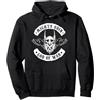 Odin Gott des Krieges Potente Odino God Of War stile vichingo Felpa con Cappuccio