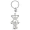 TOUS LLAVERO OSO TEDDY BEAR PLATEADO, PORTACHIAVI ORSACCHIOTTO IN ARGENTO Donna, Plata, Talla Única