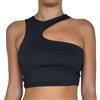 Lovelegis Top Donna Crop Monospalla Beige Taglia M Asimmetrico Sportivo Sexy streetstyle Party Estivo Fashion