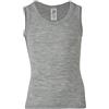 Engel Natur,Camicia per Bambini, 70% Lana, 30% Seta (140 (8-10 Anni), Grigio)