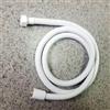 KOMINF Tubo flessibile per doccia flessibile in acciaio inossidabile bianco da 1,5 m con doppia chiusura con camere d'aria Y-5111-B-white-120cm