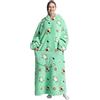 Ruiuzioong Felpa con cappuccio oversize, super morbida e calda, comoda con tasca gigante super accogliente coperta con cappuccio, coperta da donna, uomo, taglia unica, colore: marrone avocado