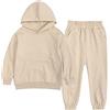 Generic Tuta da Jogging per Bambini Ragazzi Felpa Pullover Set Bambini Inverno Felpa Set Felpa A Maniche Lunghe Giacche E Pantaloni con Tasca Jogger Tuta Bambini da Ragazzi per Ragazzi Ragazze Tuta Sportiva