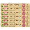 FRIO - 120 Fogli Carta Forno Naturale 33x38 cm (set 6 confezioni da 20), Antiaderenti, per Microonde e Conservazione - Pronti all'Uso, per Pizze e Teglie - Biodegradabili, Riciclabili, Compostabili