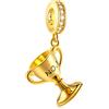 GLOWDAS Tema di viaggio sportivo Charms, Tacco Alto Scarpa, Borsa delle donne, Chitarra, Trofeo Vincitore, Racchetta da Tennis Ball Pendant in Argento Sterling 925, fit Europeo Braccialetto/Famiglia/Ragazze