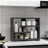 Hanah Home Gupse, melammina, Grigio, Taglia Unica