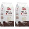 La Veronese | Polenta Veloce Bianca, Ottenuta dalla Macinazione di Mais Selezionato Italiano, Polenta Veloce®, Farina Non Precotta, Pronta in 5 Minuti, Senza Glutine, 500g (Confezione da 2)