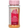 FunCakes Sugar Crystals Arancione: Cake Sprinkles, Ottimo Gusto, Perfetto per Decorare Torte, Cristalli di Zucchero Colorati. 80 gr.