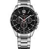 Tommy Hilfiger Orologio analogico multifunzione al quarzo da uomo con cinturino in acciaio inossidabile argentato - 1791104