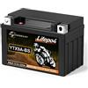 MOUDENSKAY Batteria al litio per motocicli Batteria al litio Powersports 12V con BMS (YTX9A-BS 12.8V 4Ah 320CCA) batteria per motocicli LiFePO4 per motocicli, ATV, UTV, moto d'acqua, ecc.
