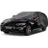 Kayme Telo Copriauto da Esterno Station Wagon, Compatibile con BMW 3 Serie Touring G21/F31/E91/318/320/325/330 (2005-2025), Copertura a 7 Starti per Impermeabile Anti UV, Telo Copri con Cerniera.