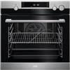 AEG BPE577161M Forno Elettrico Multifunzione, Pirolitico, Integrabile, Sonda Termica, Funzione Vapore, Display LCD Touch Fan, Ventola XXL, 72 L di Capacità, Inox Anti-impronte, Classe A+