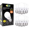 CLAR - Lampadine LED E27 Luce Calda, Lampadine E27 Piccola, E27 LED 3000K, 8W (Pack 10)