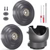WYWY.Wide Ruota a sfera e connettore testa compatibile con Dyson V10 V11 V15 100W | Compatibile con Dyson V10, V11, V15, 100 W, rullo di ricambio per punta ad alta coppia