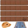 25 Pezzi di Toppe Termoadesive Ovali per Tessuti, Kit Riparazione Jeans