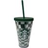 STARBUCKS New Grande - Tazza per bevande fredde, 470 ml, colore: Verde