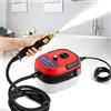 Moongiantgo Pulitore a Vapore Portatile, 2500W Macchina per la Pulizia ad Alta Temperatura ad Alta Pressione con 1L Grande Serbatoio D'acqua&3 Tipi di Testine per Casa,Cucina,Bagno,Auto (220V, Rosso)