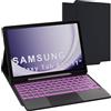 VANKEYPAD Tastiera Custodia per Samsung Galaxy Tab A11 Plus/A9+ 11 Pollici (SM-X210/X216/X218) - con Touchpad Tastiera Bluetooth Rimovibile - per Galaxy Tab A11+/A9 Plus 11 Custodia QWERTY Italiano, Nero