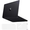 MOSISO Custodia Compatibile con MacBook Pro 16 Pollici 2024-2021 M4 M3 M2 M1 A3403 A3186 A2991 A2780 A2485,Colore Originale Naturale Ultra-Sottile Cover&Copritastiera&Proteggi Schermo,Spazio Nero