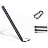 LiXiongBao Galaxy Tab S7 FE Penna Stilo di Ricambio Per Samsung Galaxy Tab S7 FE / S7 / S7 + S Pen Penna Stilo Con 5 Punte SenzaBluetooth (Nero)