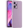 HULLIN Custodia per Telefono in Silicone Colorato, Adatta per Realme 9 5G / Realme 9 Pro (6.59) - Erba Viola