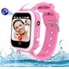 Kesasohe 4G Smartwatch Bambini con GPS e Telefono, Smartwatch con Sim Videochiamata HD SOS Famiglie Chat IP68 Impermeabile Gioco Telecamera Sveglia Cronometro Modalità Classe Torcia Orologio