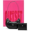 MARINA GALANTI, Set Borsetta Nera Donna con Tracolla Regolabile e Portafoglio Abbinato con Tasche Porta Carte, Ideale come Regalo Donna, in Cofanetto Regalo