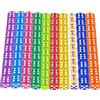 Seasboes 100 Pezzi Dadi, 12 mm Dadi a sei lati, Giochi a cubo, colori traslucidi in acrilico poliedrico per i giochi di società