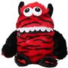 Toyland® 9 (23 cm) Giocattolo morbido peluche Monster Worry di colore rosso e nero - Ama mangiare le tue preoccupazioni