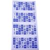 KEKA 48 Cartoni Bingo Extra Large con Numeri Grandi e cartoncino spesso da 240 g/m2