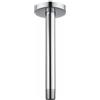 Voolan Braccio Voolan con Flangia, Tubo Fisso Montato a Soffitto, Ricambio per Doccia a Pioggia Dritta, Attacco Universale 1/2 NPT (25cm, Rotondo)