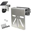WiTi Supporto in acciaio inox per Eufy Security SoloCam S340, supporto solare, viti antiruggine, installazione senza trapano, compatibile con telecamere IP PTZ