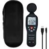 TekcoPlus Ltd Meter di livello digitale audio con treppiede retroilluminazione display ad alta precisione di misura rumori 30dB-130dB strumento compatto da apparecchiature macchinari industriali