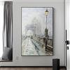 RGVV Quadri Astratti Dipinti A Mano Grandi,Arte Della Parete Extra Large Dipinto Ad Olio Dipinto A Mano Senza Cornice Su Tela Costruzione Di Ponti Fotografia Arte Pittura Murale Originale Con Texture Per