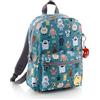 Miquelrius - Zaino scuola per bambini 7 litri, doppio scomparto, materiale riciclato, cerniera, imbottito, design leggero, ideale per asilo, scuola elementare e materiale scolastico, mostri