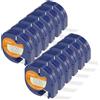 Veson 12 x Veson Kompatibile per Dymo Paper White 12mm x 4m Compatibile con Dymo LetraTag Etikettenband 91220 S0721510 per Dymo Letratag LT-100H、LT-100T、LT-110T、QX50、XR、XM, Etichetta Nera su Bianco
