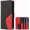 xinyunew Cover per Samsung Galaxy J3 2017 /J330, Custodia in PU Pelle per Samsung Galaxy J3 2017 /J330, Portafoglio Cover a Libro con Chiusura Magnetica e Slot per Carte, Nero