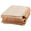 Wanderings Carta per Acquerello Vintage Spessa Fatta a Mano con Bordo Irregolare - 20×20 cm - 300 GSM - 25 Fogli Sfusi - Carta Anticata Pressata a Caldo per Tecniche Miste in Cotone Riciclato