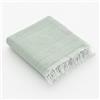 GAMUSI Fouta Pareo - Telo mare leggero, nido d'ape 190 x 180 cm, colore: verde oliva