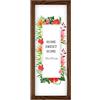 MG Design Cornice 20 x 50 cm - colore Marrone, in legno, con vetro acrilico - da appendere in verticale o in orizzontale, senza sfondo, per foto, poster, puzzle