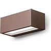Gea Led Applique Esterno Gea Led Ruhm Led Ip65 Ges972 Lampada Parete Biemissione Classica