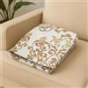 Byour3 - Copritutto Fantasia Multiuso Telo Arredo 100% Cotone Copridivano Soggiorno Salone Copriletto Copritavolo Divano 3 Posti Letto Matrimoniale Tovaglia Lavabile (Damascato Marrone, 230x275 cm)