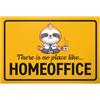 DankeDir! Homeoffice - Targa in plastica 30 x 20 cm - Biglietto di compleanno divertente con scritta decorativa da parete per ufficio, porta - colleghi amici, decorazione per feste, idea regalo