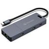 Atlantis land Docking station Atlantis Land A04-TC_DK48 replicatore di porte e docking station per notebook Cablato USB 3.2 Gen 1 (3.1 Gen 1) Type-C Grigio.2 Gen 1 (3.1 Gen 1) Type-C Grigio